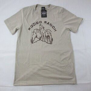 Rodeo Ranch Men's XL Short Sleeve Coyote Graphic T-Shirt - Heather Tan